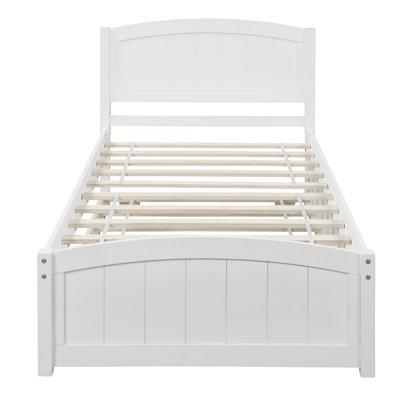 Lit plateforme simple avec lit gigogne