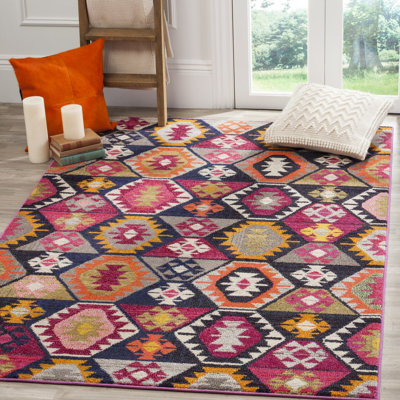 Walbridge Geometric Hand Woven Area Rug