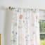 Marthas Garden Floral Semi-Sheer Rod Pocket Curtain Panel Pair-45372720-52228733