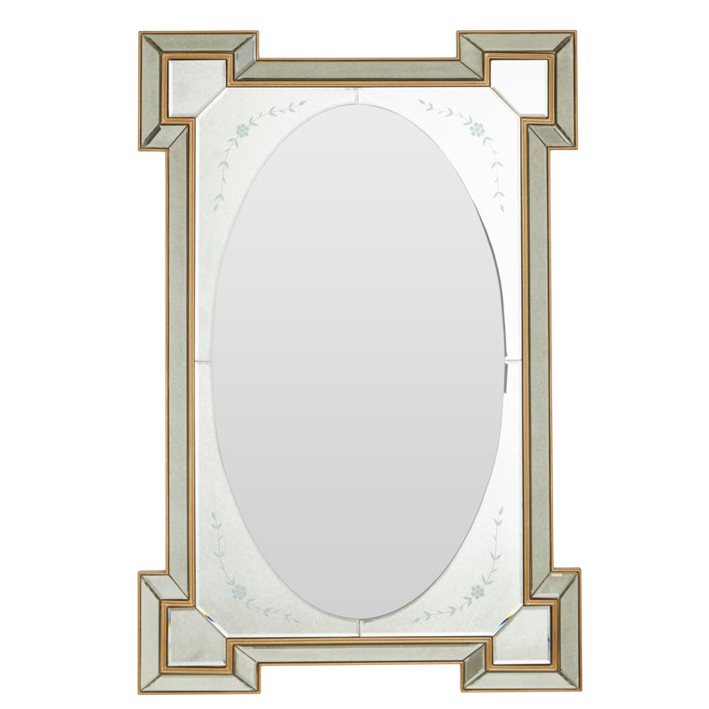 Simione Glass Flat Wall Mirror