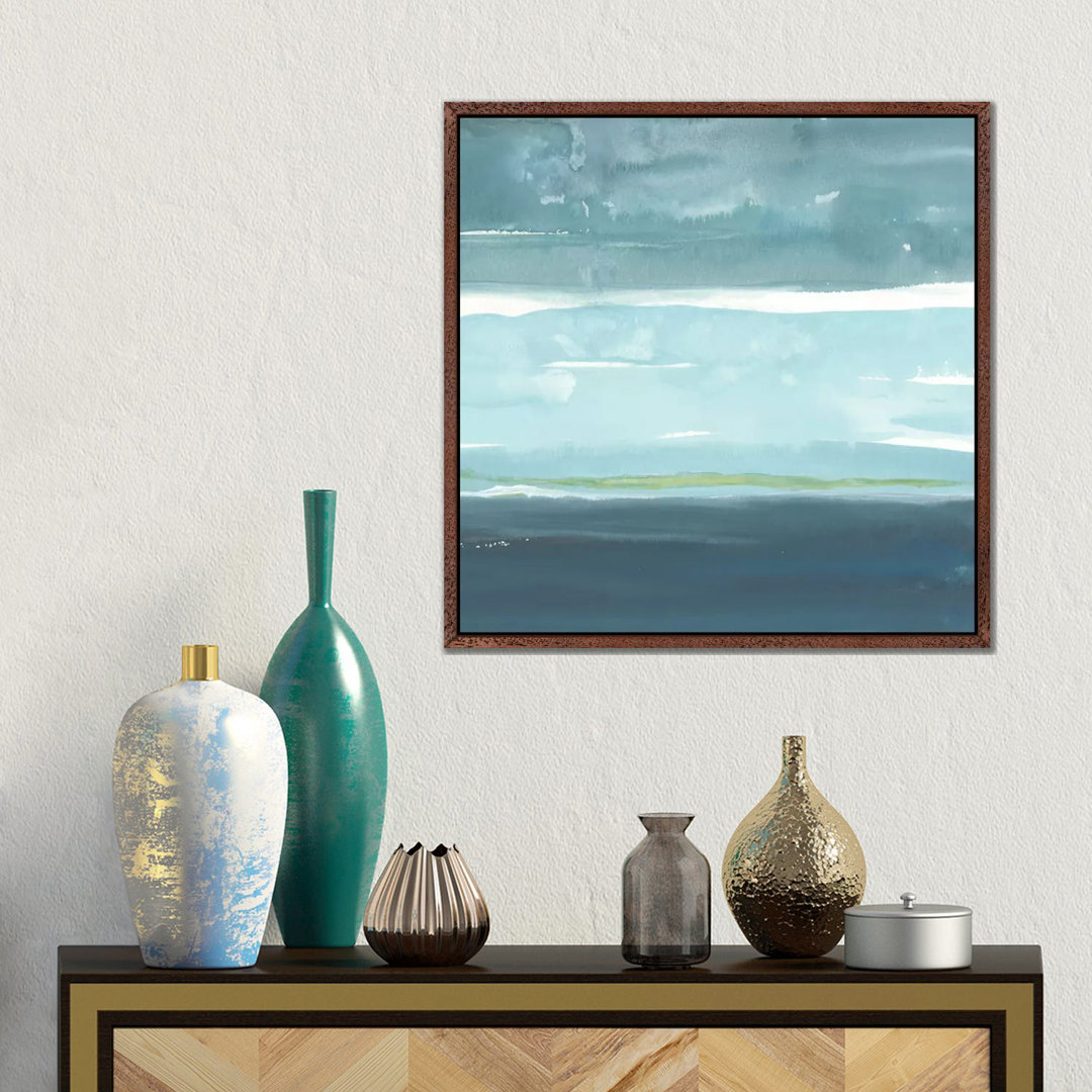 Leinwandbild Teal Horizon II von Rob Delamater