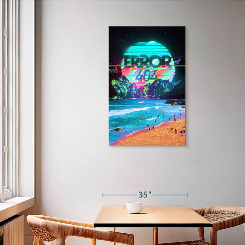 Kelan Error I, 57" H x 36" W