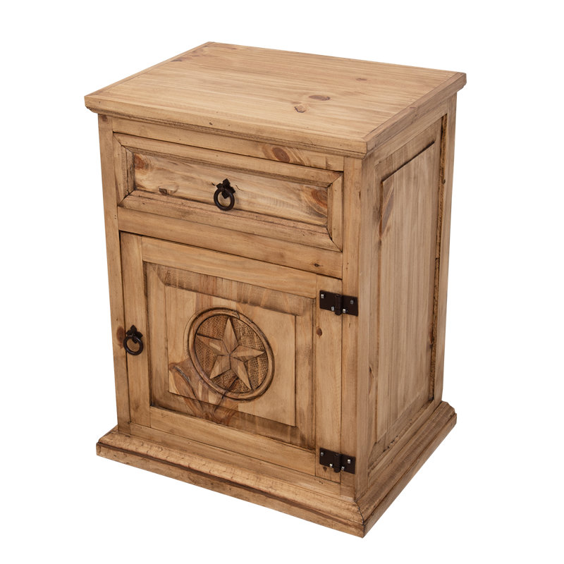 Table de chevet The Wrangler, Beige