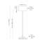 Gianni 157cm Brushed Traditional Floor Lamp