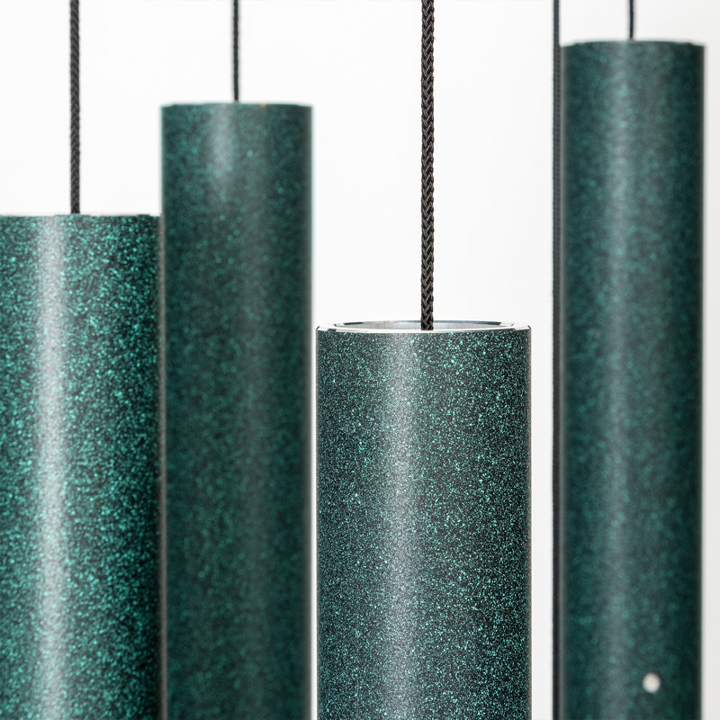 78-Inch Green Aluminum Outdoor Wind Chime