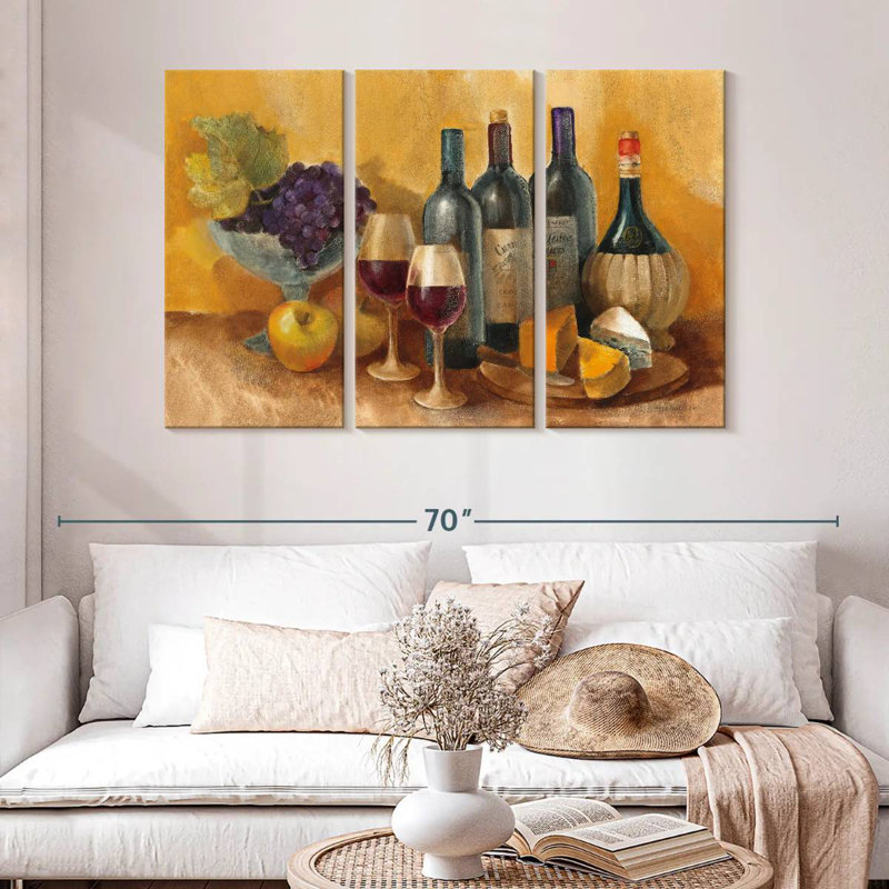 Yarlin Wine And Fruit I, 32" H x 50" W