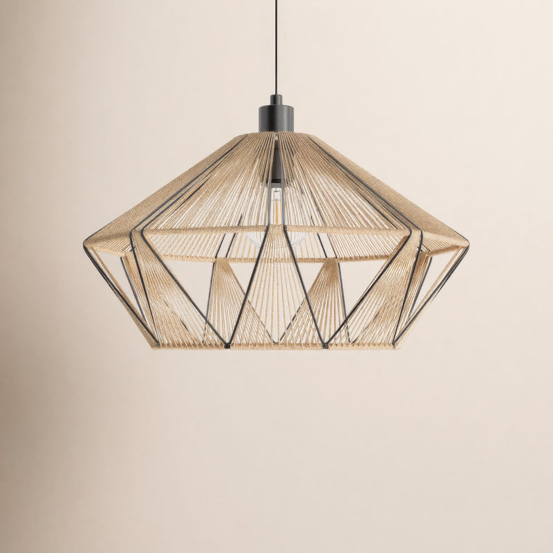 Luminaire suspendu géométrique à 1 lumière Jennette
