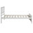 Pine Solid Wood Slat Headboard Design Bed-8557012