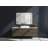 32"x25" Black Metal Framed Vanity Mirror Home Bathroom Wall Mirror Frame Rectangular Anti-rust Vanity Mirror-859086745
