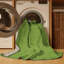 Tapis vert uni lavable à la machine-114096999