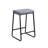 Ebern Designs Senga Bar Stools Set Of 2, Pu Leather, Iron Legs-1687850903