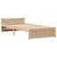 Bookcase Bed Without Mattress Solid Wood Pine-811632143
