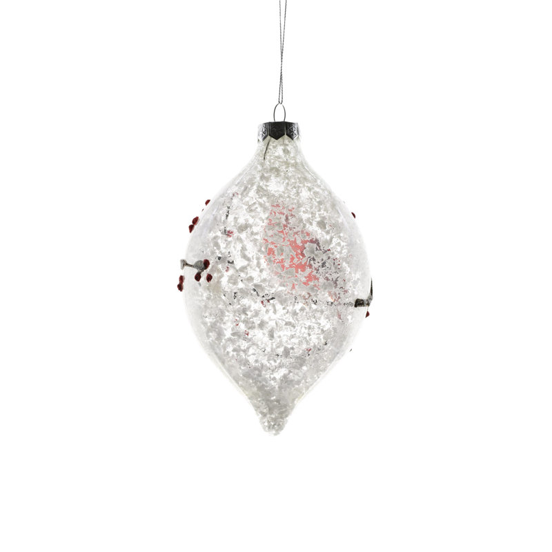 Ornement suspendu transparent (paquet de 2)