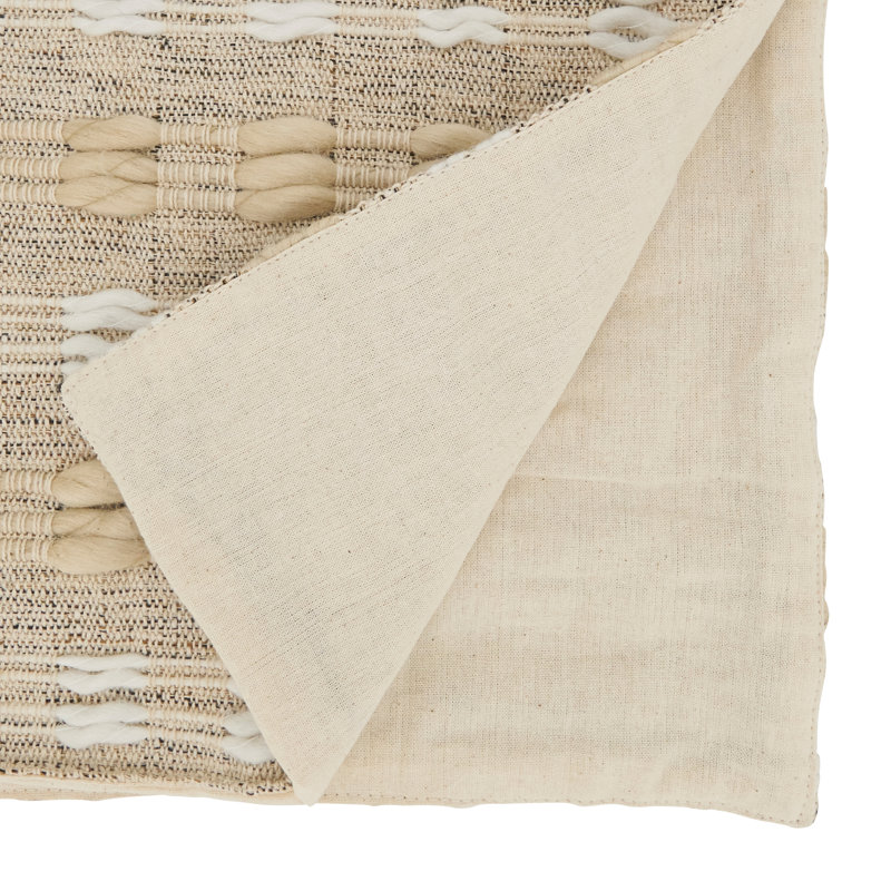 Corinna Collection Woven Table Runner With Stripe Design