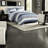 Modern Bedding Sets Polyester Blue Grey Comforter With Full Bed Sheets
