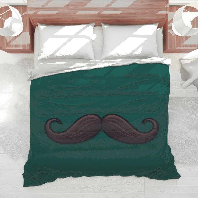 Édredon courbé avec moustache, Queen