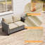 Canapé d'extérieur pour causeuse de patio-599565622-599565623