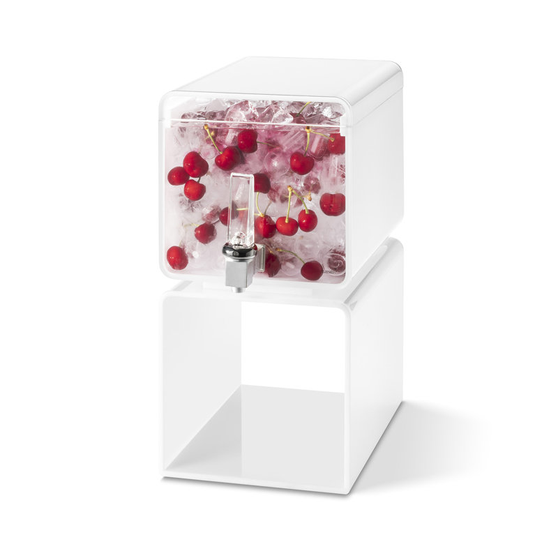 256oz. Beverage Dispenser, White