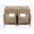 Disar 48'''' Double Bathroom Vanity Base Only-118864998
