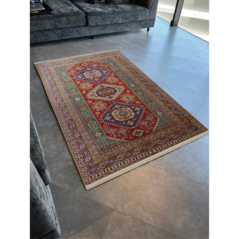 Tapis rectangulaire Wallas, Rectangle 2 pi 8 po x 5 pi