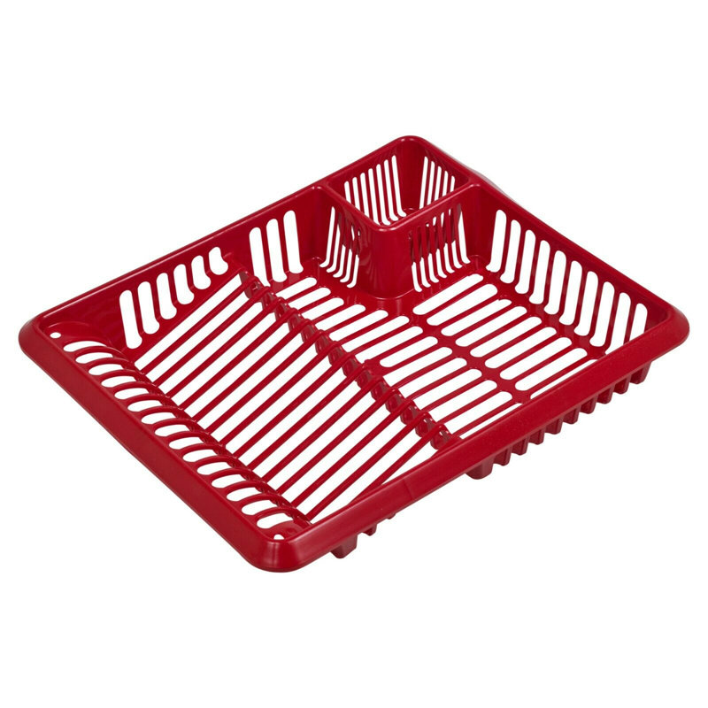 Alaric Rinse Basket, Glitter Red