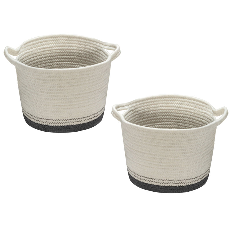Ensemble de paniers en tissu, 8 po x 11 po x 11 po