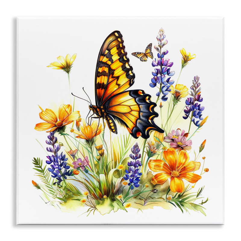 "Butterfly Wings Garden", art mural par LSR Design Studio