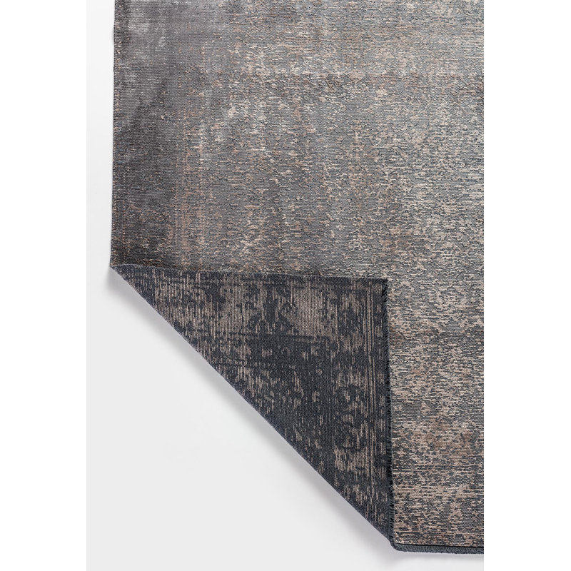 Amoya Vintage Look Hand Loom Indoor / Outdoor Area Rug, Rectangle 6'6" x 8'2"