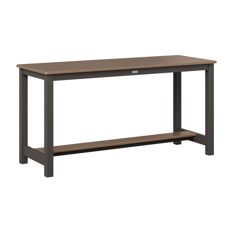 Table de salle à manger Berlin Gardens, Bronze martelé, Graphite moucheté