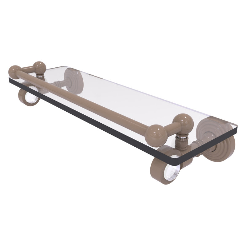 Tablette flottante Pacific Grove, H 3,5 po x l 16 po x P 5,5 po, Beige ombré