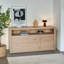 Buffet en bois massif avec armoire d'appoint
