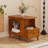 Wexford Collection Single Drawer Wood Accent Table – Mid-Century Modern Nightstand / Side Table with Pull-Out Drawer, Solid Wood Finish, Compact Storage for Bedroom, Living Room, Office