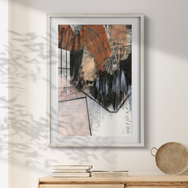 Strong Foundation ll -Framed Print, 28.5" H x 20.5" W, White