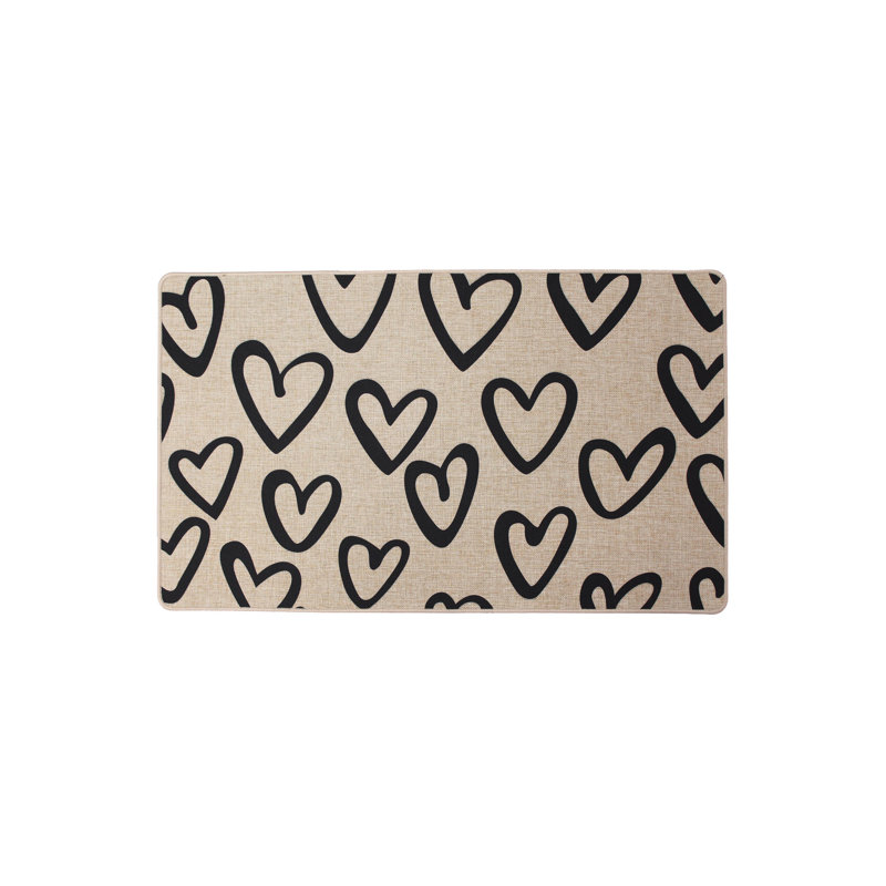 Tapis rectangulaire à motif antidérapant 1 pi 6 po x 2 pi 6 po Berkly