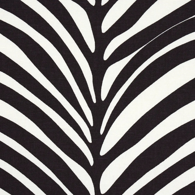 Tissu palmier zébré, Ébène