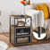 Nightstand with Charging Station End Side Tables with Storage Drawers and USB Ports & Power Outlets