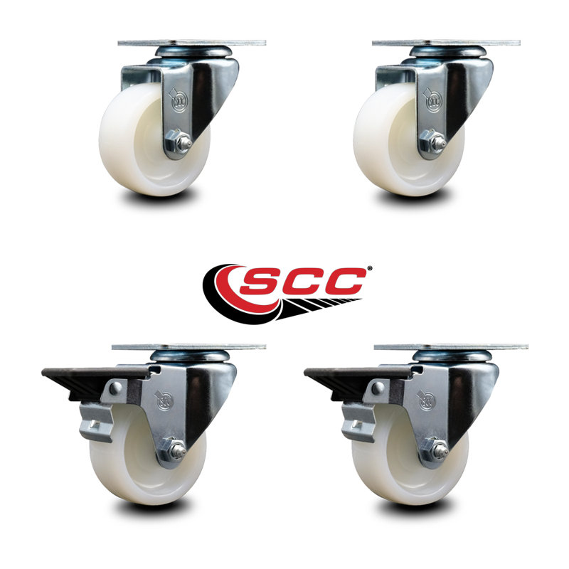4 Piece Nylon Caster Set