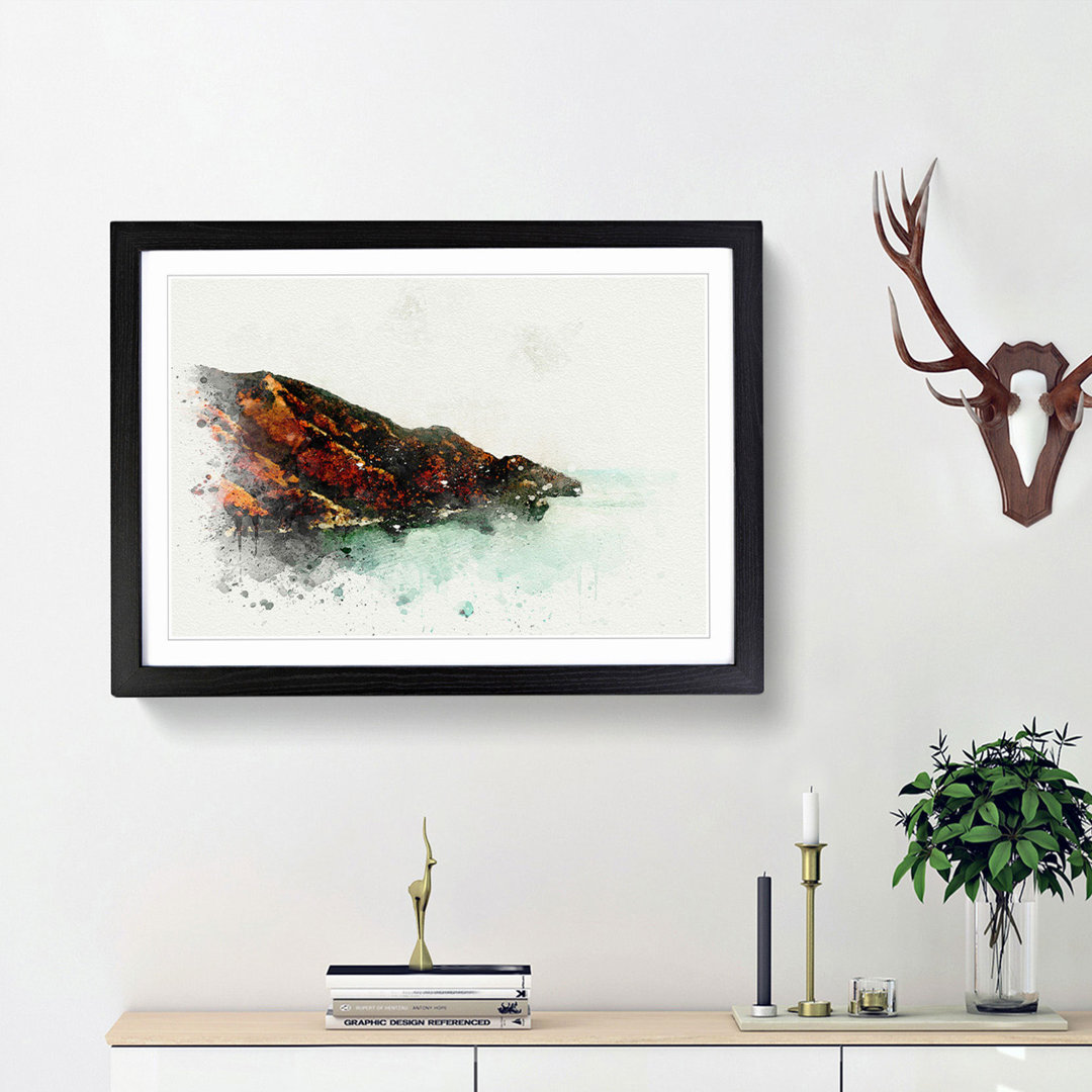 Taganga Santa Marta in Colombia in Abstract - Framed Print