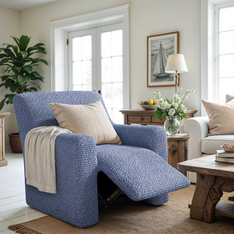 Housse extensible pour fauteuil inclinable - Facile à nettoyer et durable - Collection Comfort, Fauteuil inclinable standard
