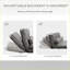 Canapé-lit Lazy Appui-tête avec 2 coussins | Gris foncé | Polyester-905807084