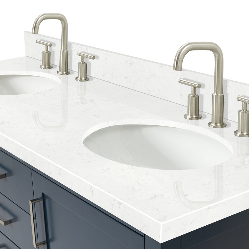 Bayhill 60.25 in. Double Vanity, Midnight Blue