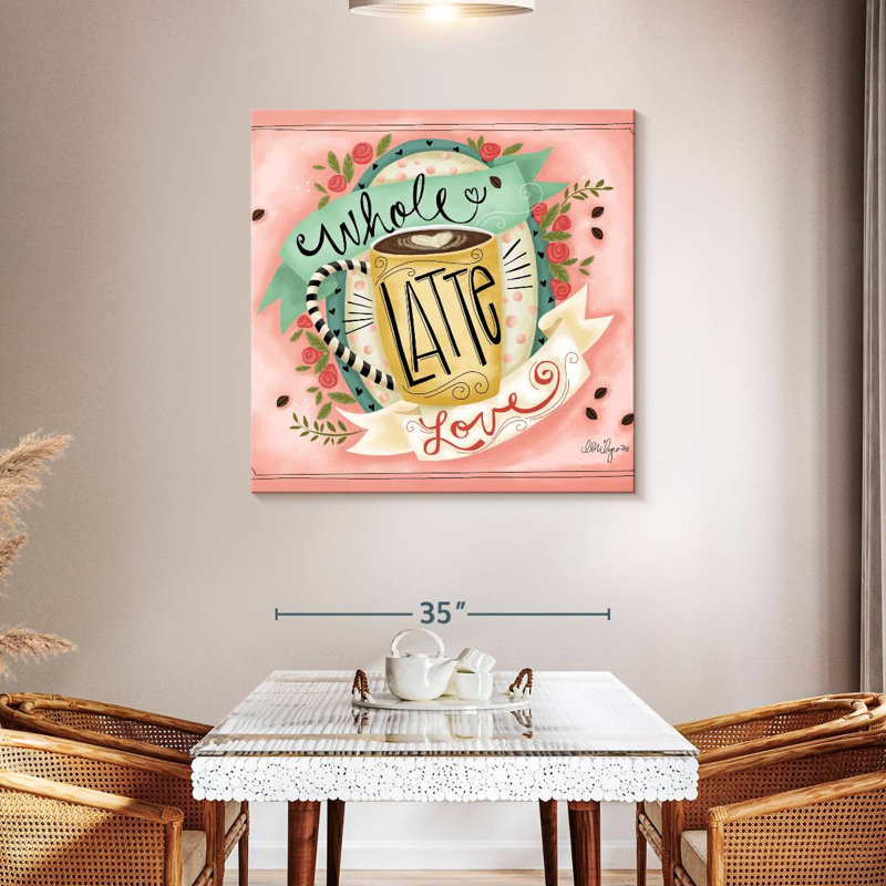 Yarlin Whole Latte Love, 39" H x 39" W