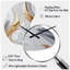 Horloge murale 3D en marbre blanc et doré-105569746