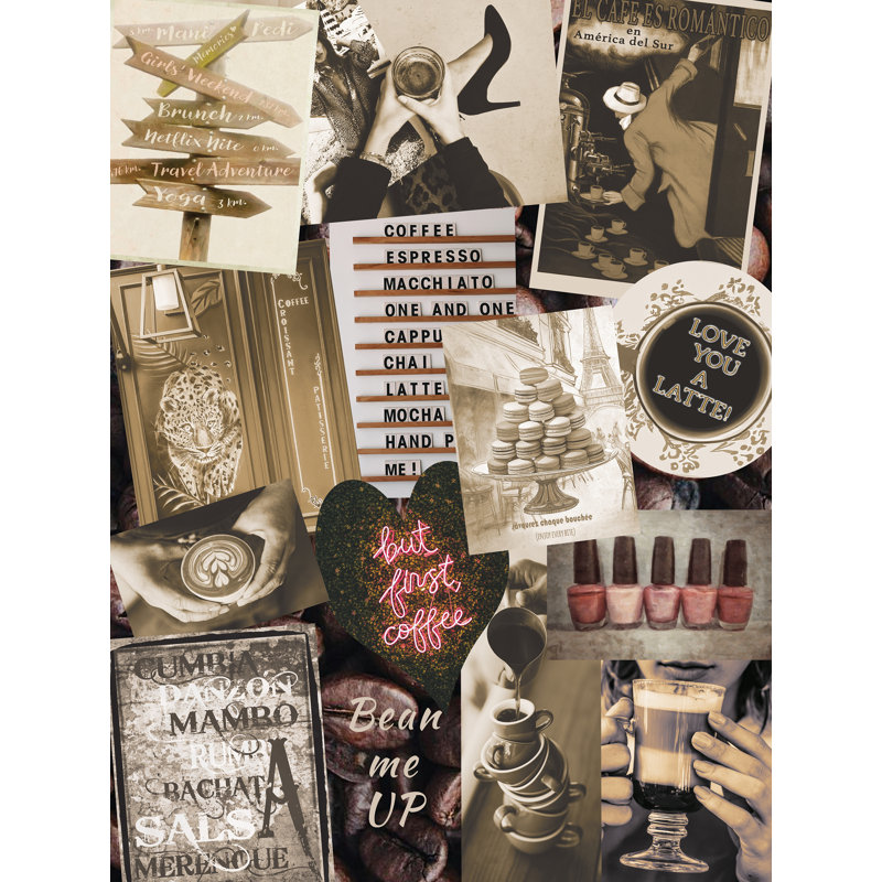 My Favorite Things Coffee Travel Nailpolish Mood Board par Grotto Studios