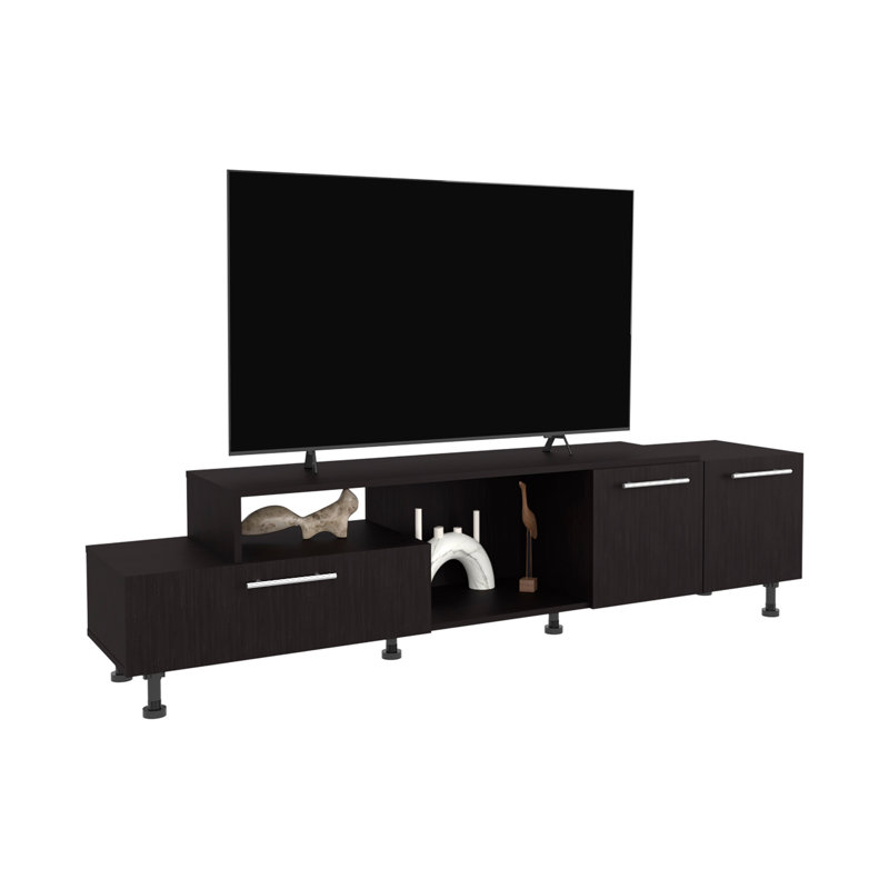 Meuble télé, 3 portes, 1 tablette pour téléviseur de 50 po