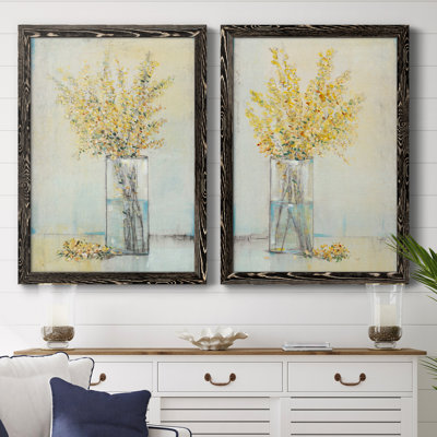 " Spray In Vase I " 2 - Pieces