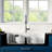 Karran Quartz 33'' X 22'' 50/50 Double Bowl Drop-in Kitchen Sink With Faucet-70084831