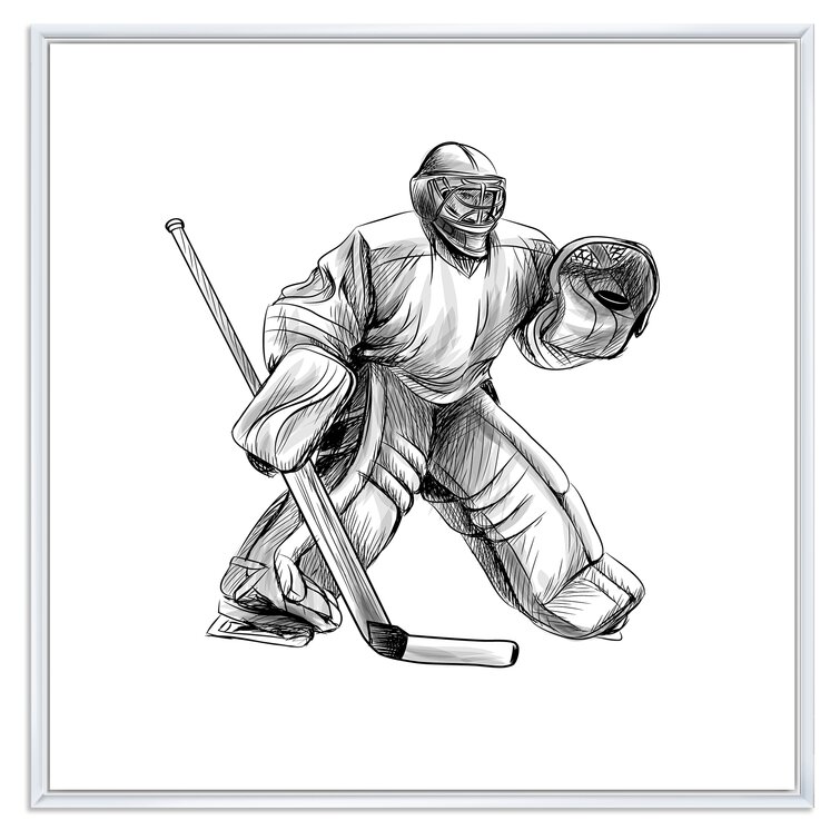 Learn How to Draw Ice Hockey Player Other Sports Step by Step  Drawing  Tutorials