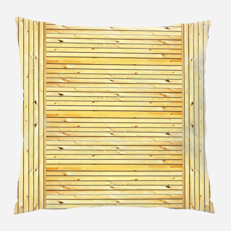 Striped Microsuede Reversible Throw Pillow