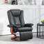Fauteuil inclinable et pivotant manuel HOMcom